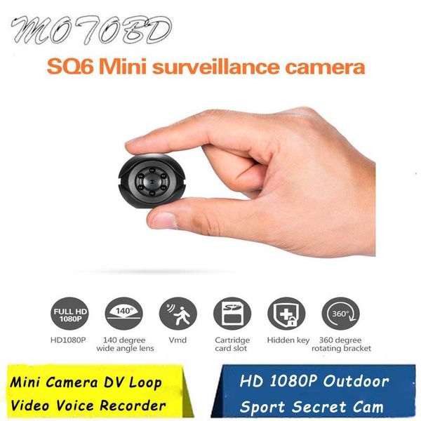

car rear view cameras& parking sensors mini camera 1080p sensor portable security camcorder small cam night vision motion detection support