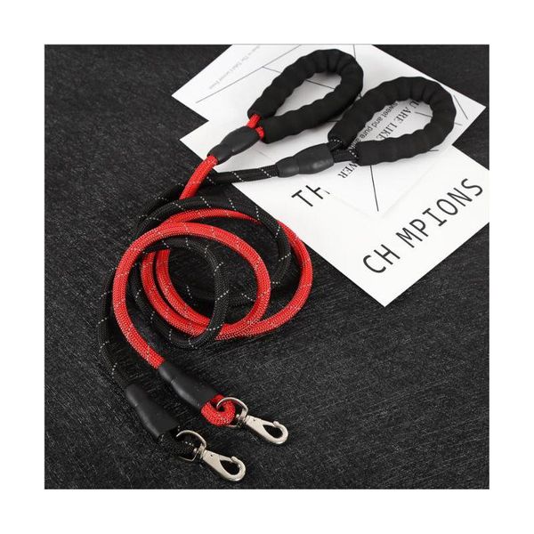 

dog collars & leashes for small medium large leads safe walking training pet lead leash safety mountain climbing rope