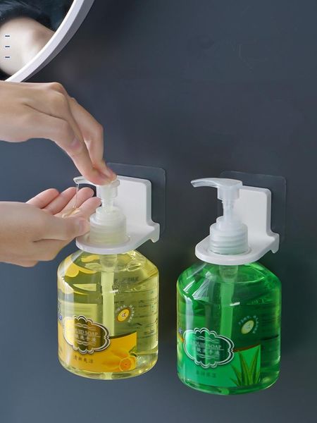 

hooks & rails year 4piece set hand sanitizer bathroom rack shower gel shelf shampoo storage toilet punch wall-mounted