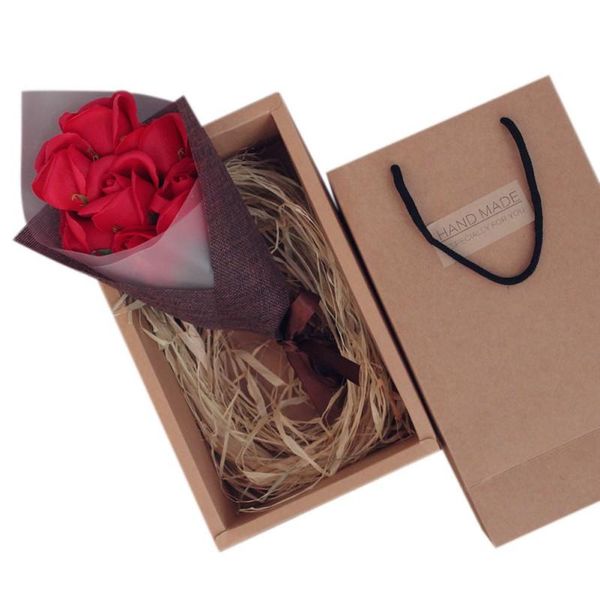 

unique simulation silk rose soap flower gift home furnishings wedding decoration thanksgiving day artificial flowers decorative & wreaths