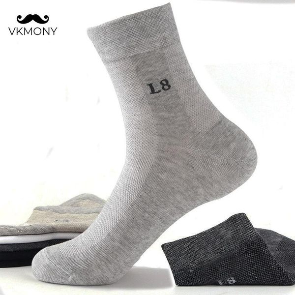 

men's socks men cotton 10pairs/lot man summer thin mesh style business vkmony, Black