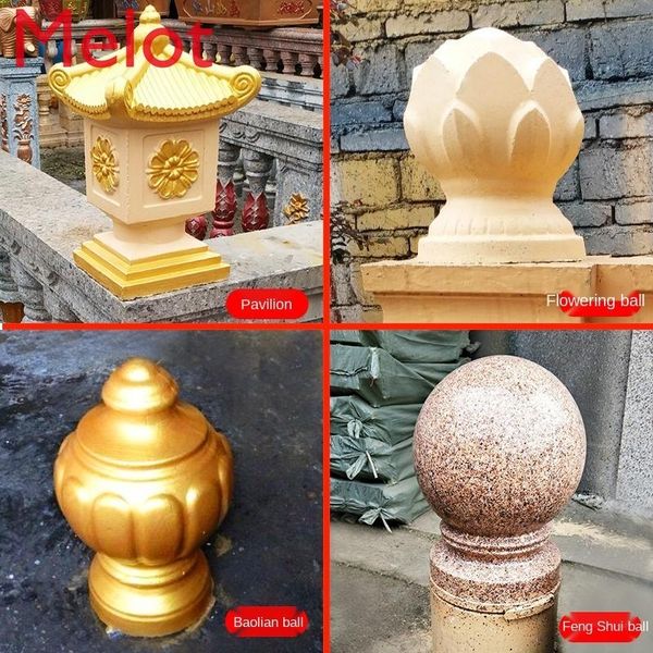 

other garden buildings roman column railing cement ball mold decoration balcony fence lotus lion model floor european style