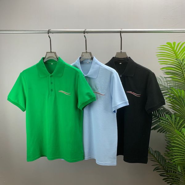 

2022 men's plus tees & polos with cotton printing and embroidery, 100% replica of apparel european size -seg, Black;brown