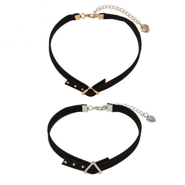 

chokers women alloy lint chunky chain necklace girls neck accessory jewelry gift female casual decorations, Golden;silver