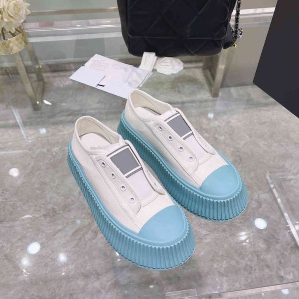 

candy color biscuit shoes net red same casual canvas versatile fashion board one foot single, Black