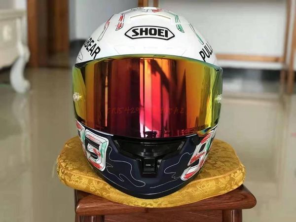 Motorradhelme Hohe Qualität ABS SHOEI X-fourteen Graffiti Persönlichkeit Helm Vier Jahreszeiten Männer Und Frauen Voll