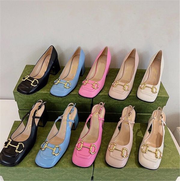 

classic women dress shoes fashion good quality brand leather high heel weding shoe female designer sandals ladies comfortable casual party p, Black