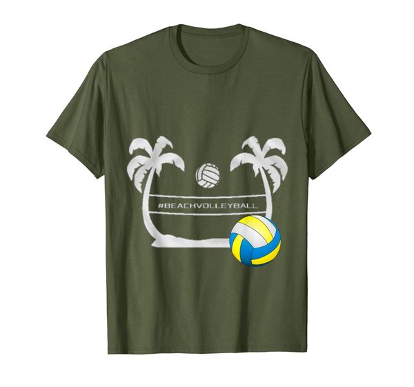 

beach volleyball palms shirt hashtag #beachvolleyball gift t-shirt, White;black