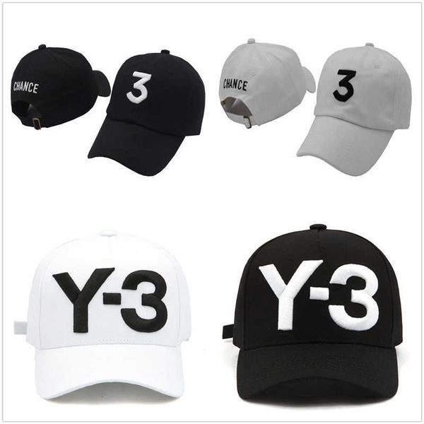 Y-3 Vader Hoed Geborduurd Hip Hop Zonnehoed Voor Mannen Vrouwen Golf Breve Boné de Beisebol Verstelbare Strapback Hoeden y3 Q0911