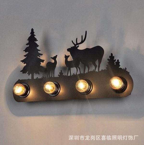 

wall lamp crystal bedroom light bed wood led bedside corridor