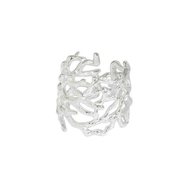 

cluster rings sterling silver 925 trendy gift for women minimalist korean geometric handmade designer fine engagement 2021 trend jewelry, Golden;silver