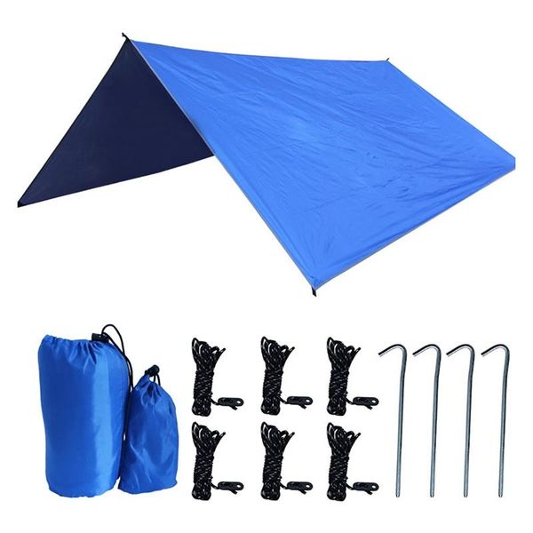 

ultralight tarp outdoor camping survival sun shelter shade awning hiking garden yard sail waterproof beach tent tents and shelters