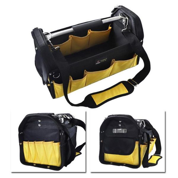 

storage bags portable tool bag multifunctional electrician handbag multi-pocket super large capacity thickened wear-resistant hardware kit
