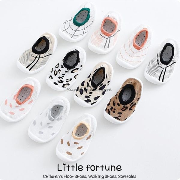 

first walkers cute baby anti slip frist cartoon born girls boys anti-slip socks slipper shoes boots suitable for toddler