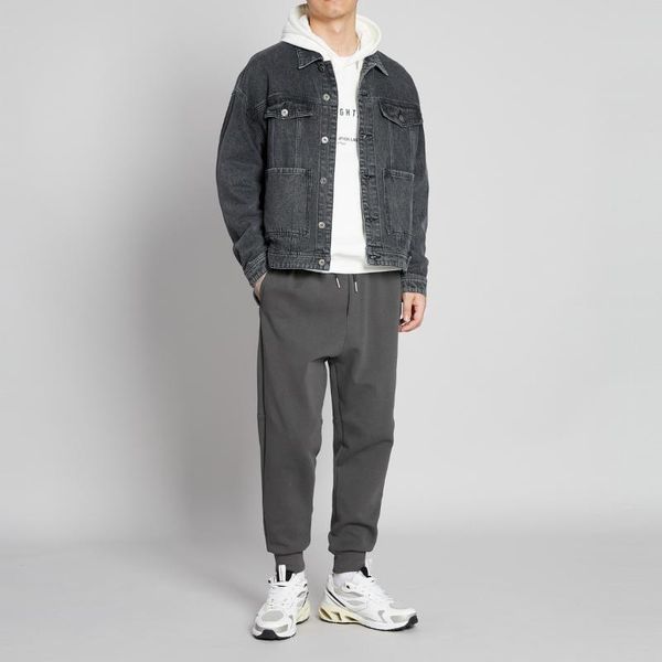 

men's pants 2021 winter mens cotton casual long fashion high quality, Black