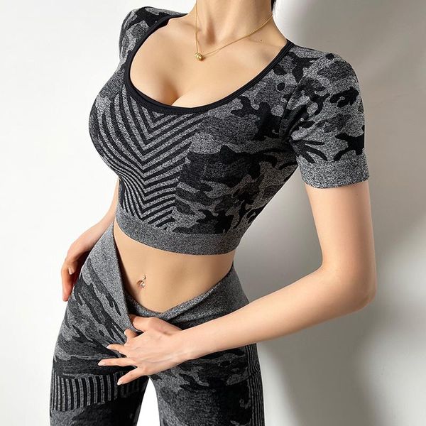 

fitness women camouflage mesh sports bra professional padded tanks running gym vest deportivo yoga outfit