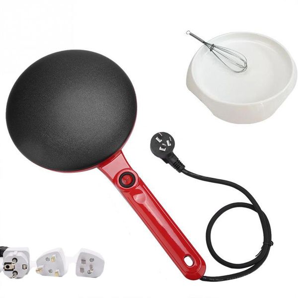 

electric crepe maker round non-stick pancake kitchen frying pan roll cake baking pans