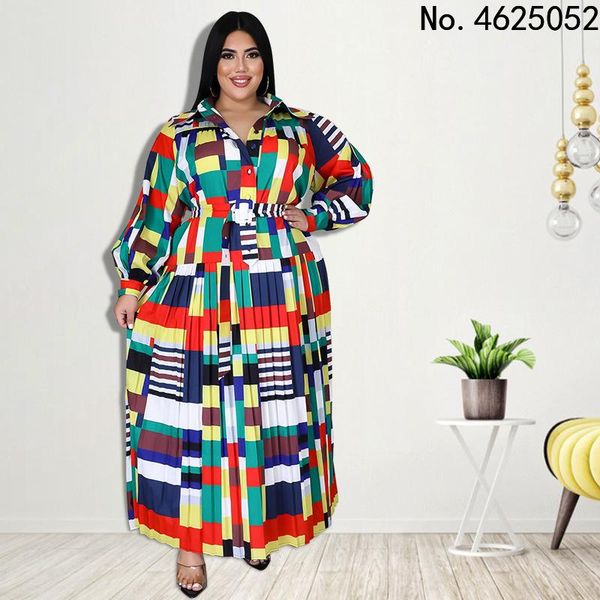 

ethnic clothing african print maxi dresses women 2021 dashiki robe africaine elegant kaftan pleated party long dress plus size ladies, Red