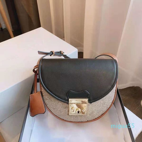 

package female inclined women printing single shoulder bag genuine leather handbags handbag saddle bags