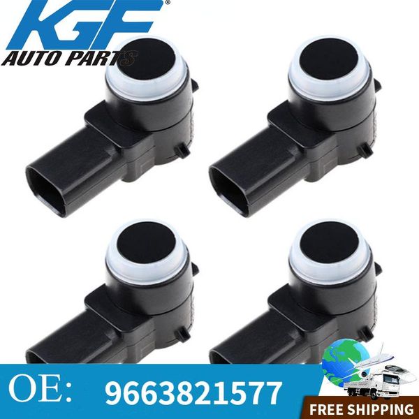 

car rear view cameras& parking sensors 4pcs pdc sensor 9663821577xt psa 9663821577 for 307 308 407 rcz partner c4 c5 c6 psa9