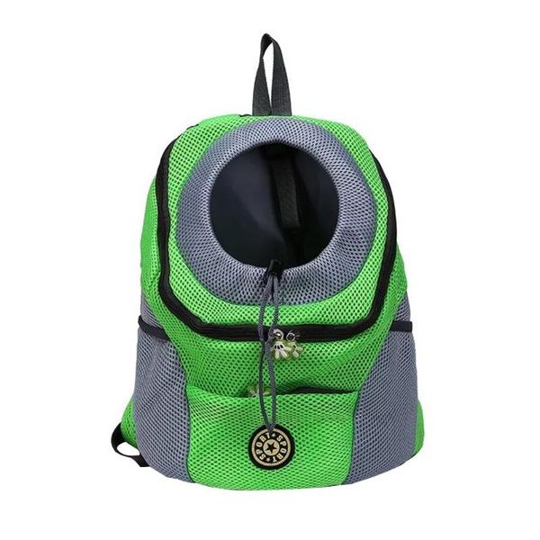 

dog car seat covers zipper pet carrier bag drawstring adjustable with buckle travel side pockets mesh portable fashion double shoulder strap