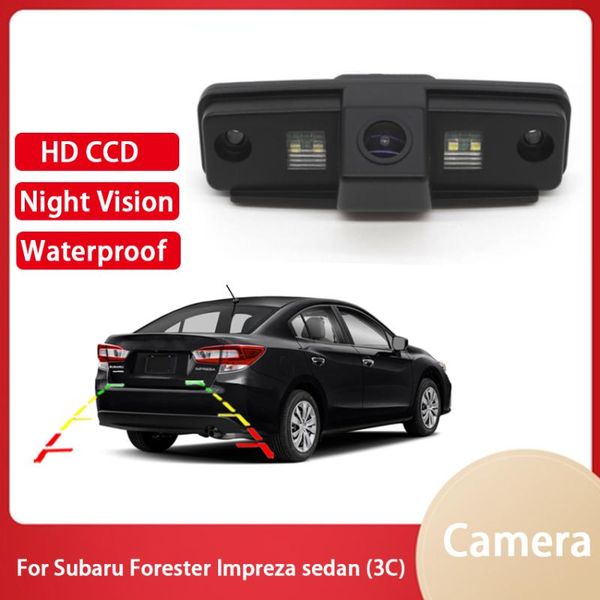 

car rear view cameras& parking sensors 170 degree hd night vision for forester impreza sedan (3c) vehicle reverse camera waterproof h