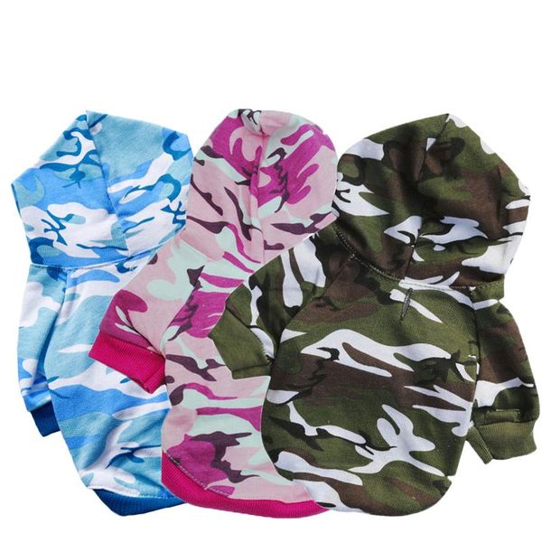 

sold pet puppy clothing casual army green outerwear jackets cotton camouflage hooded dog cat clothes hoodie coat fashion apparel