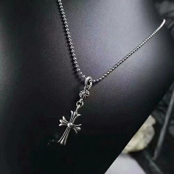 

croquet's new fashion cross necklace for men and women in 2021, Silver