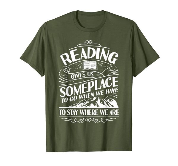 

Book Lover Someplace To Go Book Worm Reader Reading T-Shirt, Mainly pictures
