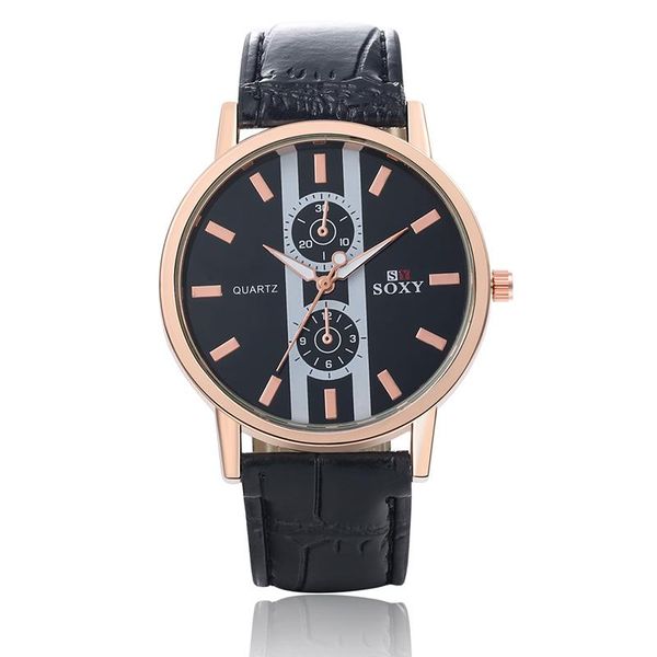 

wristwatches fashion sport watches men watch casual leather quartz hombre hour clock relogio masculino 2021, Slivery;brown