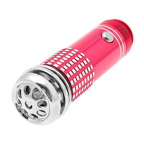 

mini led auto car air freshener ionic purifier oxygen bar ozone ionizer cleaner (black)