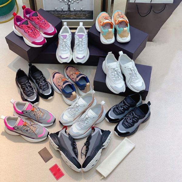 

men casual shoes fashion women sneakers r woman man leather trainers luxurys couples runners with box large size 35-45, Black