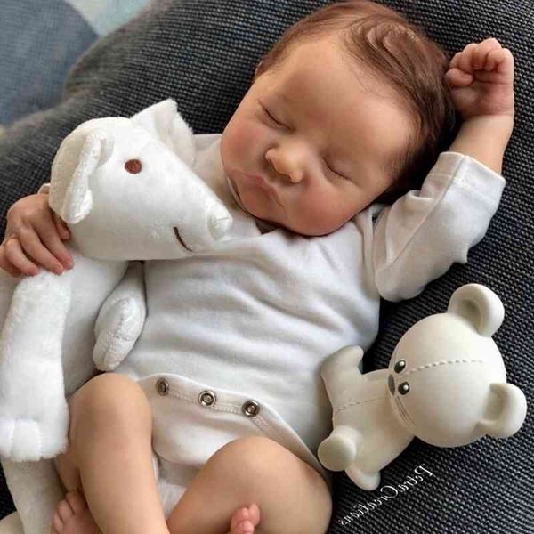 

bebe 17 inches reborn baby levi vinyl unpainted unfinished parts diy blank doll kit