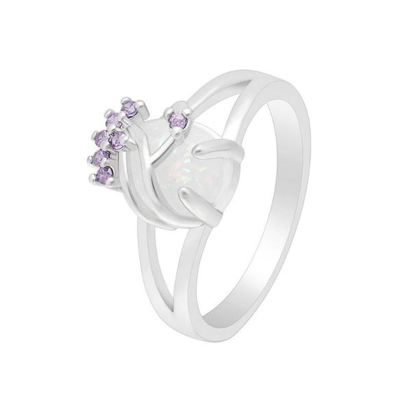 

wedding rings ufooro fire opal round shape silver color unique white jewelry engagement women/girl gifts 2021, Slivery;golden