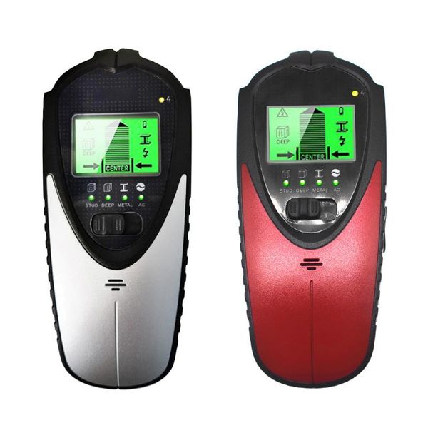 

kkmoon lcd stud finder wall scanner 4-in-1 digital metal detector center finding for wooden beams ac wires studs detectors