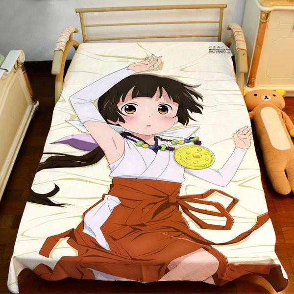 

sheets & sets kuma miko (machi amayadori) bed sheet bedspread cover coverlet quilt duvet anime