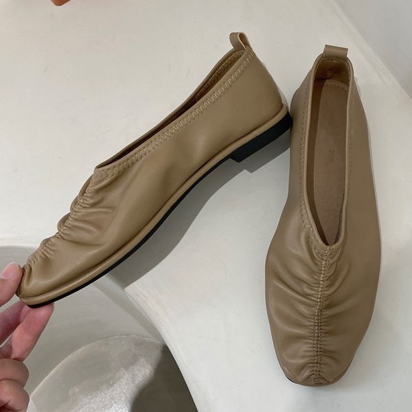 

2021 women flats casual shallow loafers ballet shoes sandals fashion flat heel female slip on sneakers oxford shoes ladies flats, Black