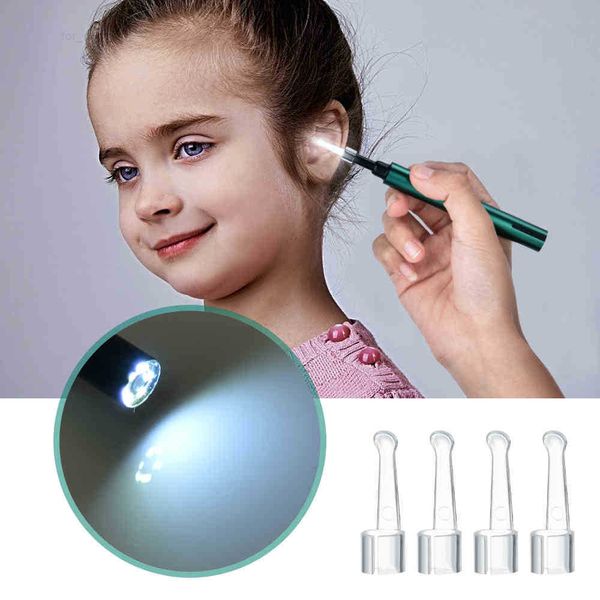 

2022otoscope 3.9/5.5mm ear pick ear cleaning camera ear wax remover borescope luminous teeth oral inspection health care for iphone 210624