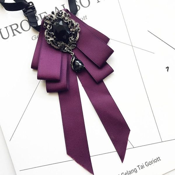 

british korean handmade bow tie groom wedding groomsmen fashion red flower men's formal trendy black bowtie neck ties, Blue;purple