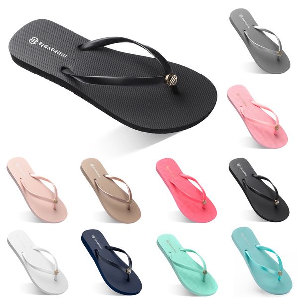 

r flip flops slippers men women shoes triple white black green yellow orange pink summer beach slide sport sneaker breathable