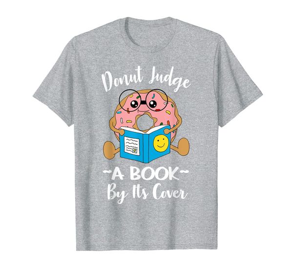 

Funny Bookworm Teacher Librarian Reading Donut Pun Literacy T-Shirt, Mainly pictures