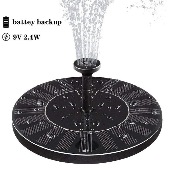 

solar fountain water pump for garden pond pool fish tank landscape power decorative 9v 2.4w decorations