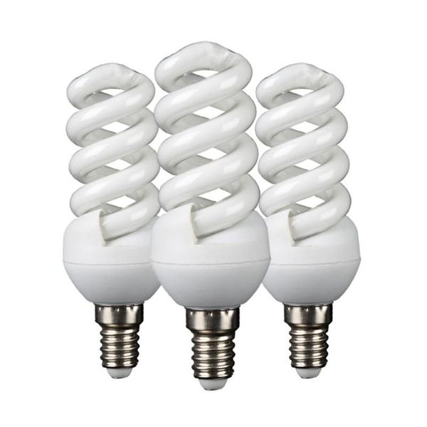 

bulbs three primary color energy-saving lamps e27 e14 5w 7w 9w 11w 13w 15w spiral tube fluorescent