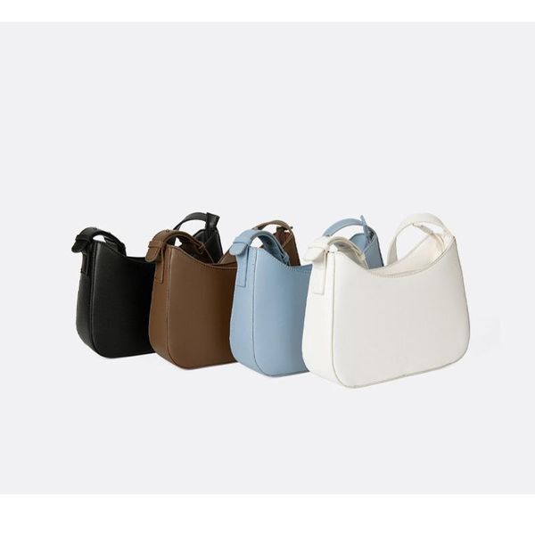 

evening bags cute solid color simple shoulder tote bag for women luxury desiger small pu leather underarm handbag and purse female travel