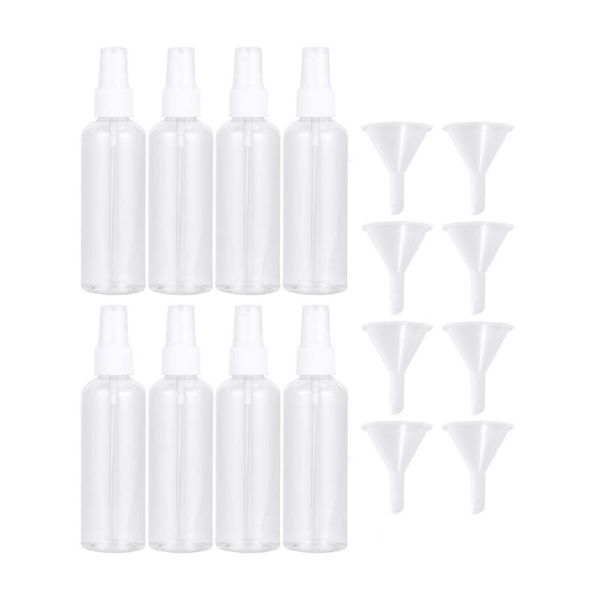 

storage bottles & jars 16pcs 100ml transparent spray bottle portable travel fine empty for perfume cosmetics (8pcs bott