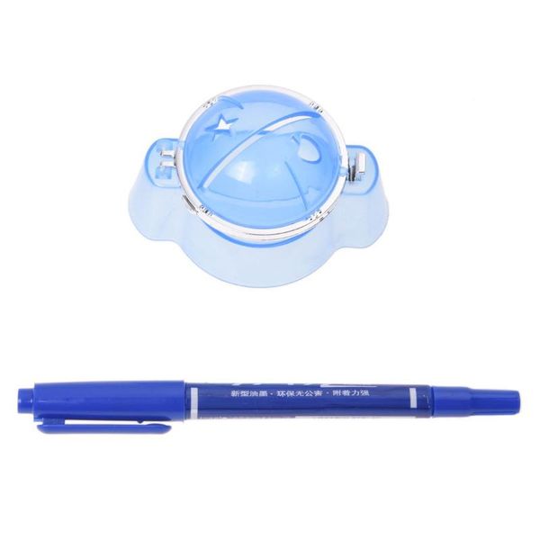 

golf training aids ball line marker template with pen
