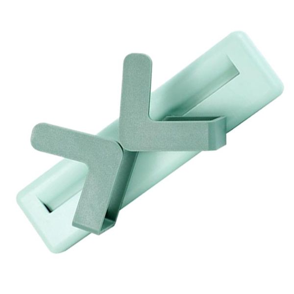 

pc wall-mounted pot lid holder drilling cutting board rack (light green) kitchen storage & organization