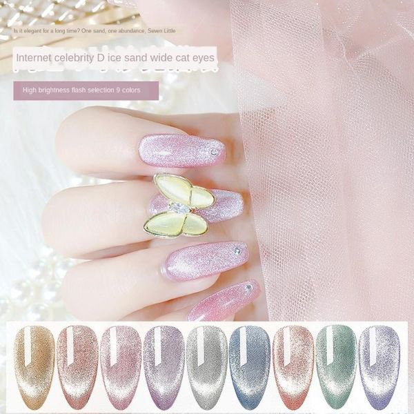 

nail polish 5ml universal spar cat's eye gel smoothie wide net red art moonlight potherapy