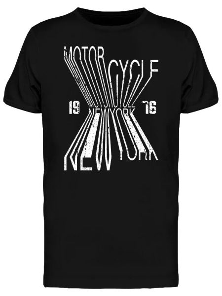 

New York Motors Men's Tee -Image by Shutterstock, White;black