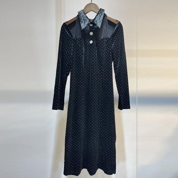

casual dresses sq10701 fashion women 2021 spring dress luxury european design party style, Black;gray